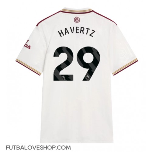 Dres Arsenal Kai Havertz #29 Tretina 2025-26 Krátky Rukáv